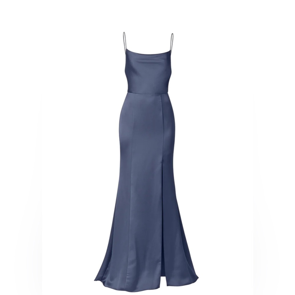 Amsale Chloe dress in Amethyst / Navy
